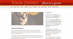 Desktop Screenshot of flamencotomas.co.uk